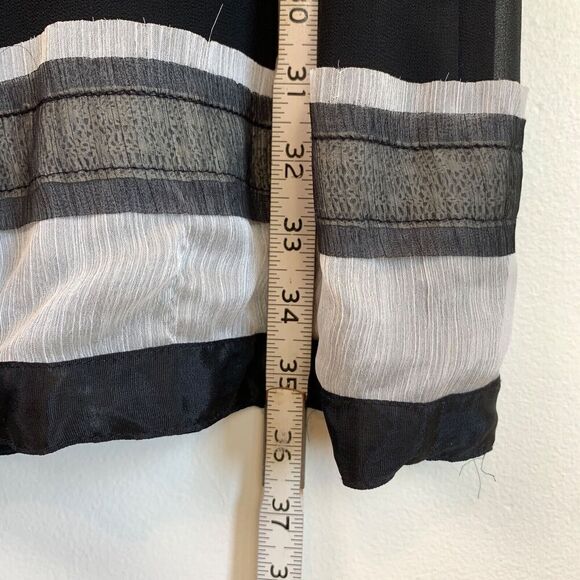 Max Studio Ribbon Lace Black L 12 Lace Lined Cocktail Fairy Whimsigoth Grunge - Picture 6 of 11